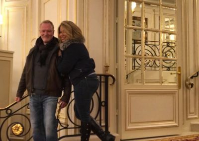 Client excited about yet another insider Paris day with Paris Made for You.